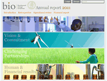 Tablet Screenshot of annual-report2011.bio-invest.be